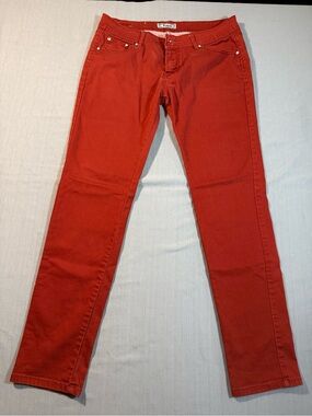 Women’s Skinny Jeans in Rust Red by Left Coast